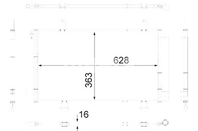 MAHLE KONDENSATORIUS KONDICIONAVIMO FIAT SEDICI SUZUKI SWIFT III SX4 