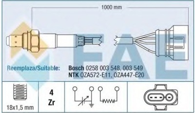 SONDA LAMBDA VW/AUDI  