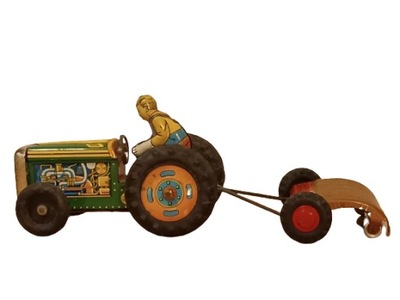,,Traktor'' stara blaszana zabawka lata 60, 70-te
