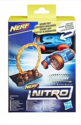 NITRO NERF POJAZD AUTO FLAMEFURY PRZESZKODA E1269