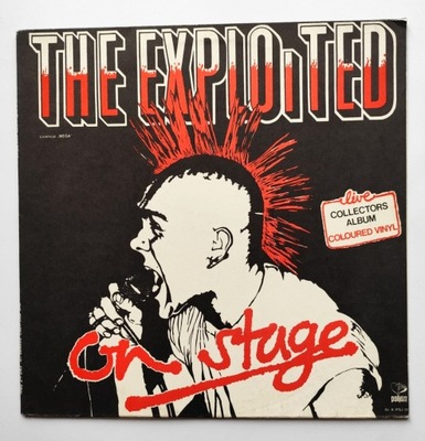Płyta winylowa - THE EXPLOITED - ON STAGE - 1981 r.- nowa