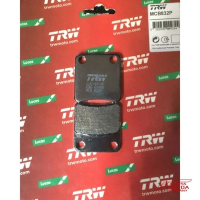 ZAPATAS HAM PARTE TRASERA TRW APRILIA NA 850 MANA 07-12  