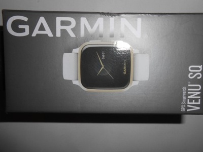 GARMIN VENU SQ smartwatch GPS biało-złoty