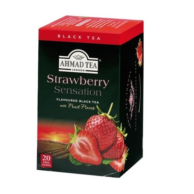 Herbata Ahmad Tea Strawberry Sensation 20tb