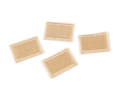 Łatki do naprasowania do naprawy dziurek i 1 jasnybeżowy