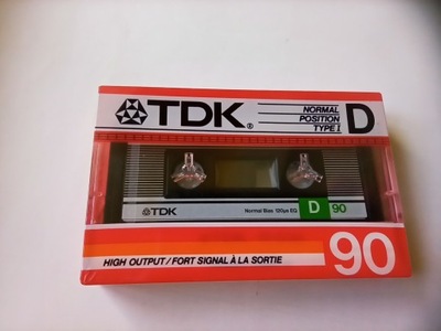 TDK D 90 1986r. NOWA 1szt.