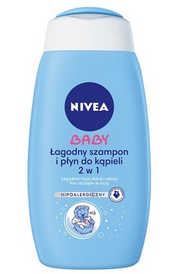 NIVEA BABY OCHRONNY SZAMPON I PŁYN DO KĄPIELI 2W1 DLA DZIECI I NIEMOWLĄT