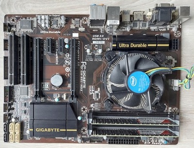 Płyta Gigabyte B85-HD3, Xeon E3-1231V3, 16GB DDR3, FV, gw.