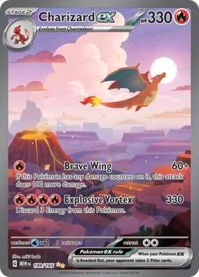 Karta Pokémon - 151 - 199/165 - Charizard ex