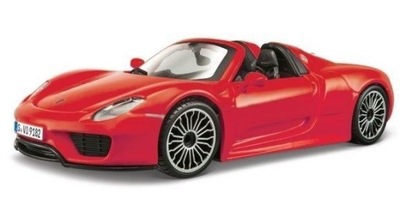 PORSCHE 918 SPYDER RED 1:24 BBURAGO, BBURAGO