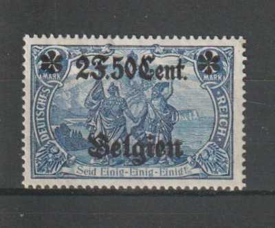 Okupacja Belgii Mi. 24 * czysty