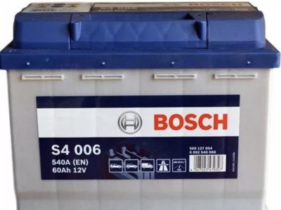 BATERÍA BOSCH S4 006 12V 60AH/540A 0092S40060  