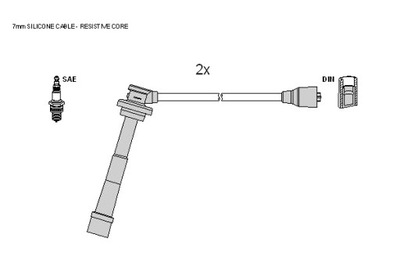 STARLINE CABLE DE ARRANQUE SUBARU JUSTY II JUSTY 3 SUZUKI ALTO  