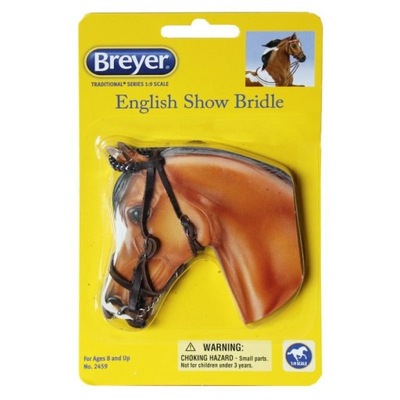 Breyer Traditional 2459 - Ogłowie angielskie brązowe ozdobne