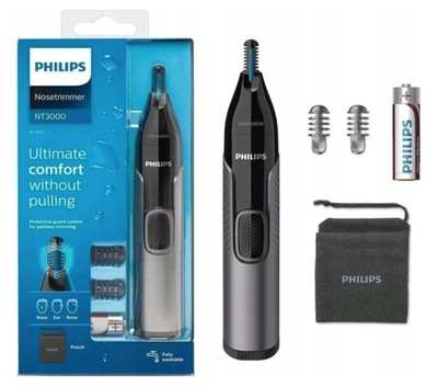 TRYMER DO NOSA BRWI USZU PHILIPS GOLARKA + ETUI