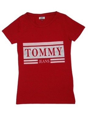 TOMMY HILFIGER t'shirt koszulka bawełna S/M 36