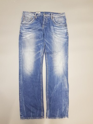 PEPE JEANS Regular Fit wycierane jeansy męskie Zadbane 36/34 pas 92