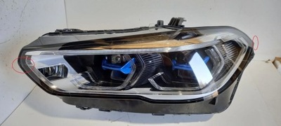 BMW X6 G06 2021 FAROS PARTE DELANTERA  