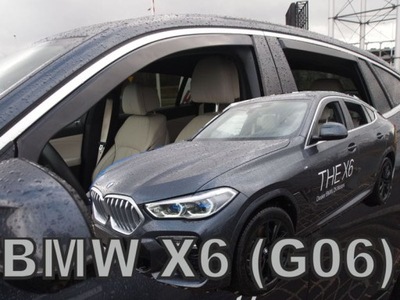 DEFLECTORES HEKO BMW X6 G05 DE 2019 4 PIEZAS PRZDE + PARTE TRASERA  