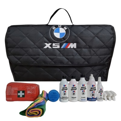 SET BMW BAG COFFER WYBIERZ MODEL COSMETICS FOR PIELEGNACJI AUTO FIRST AID KIT  