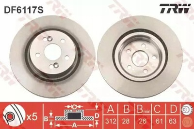 DISC HAMULC. RENAULT MEGANE II 04- 2,0 SPORT  