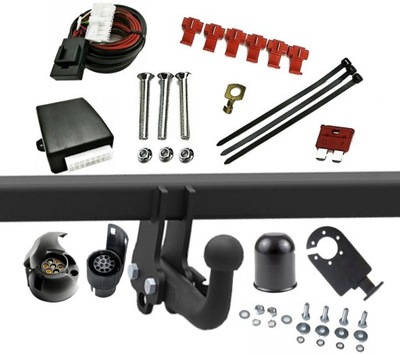 KIT BARRA DE REMOLQUE GANCHO DE REMOLQUE PARA AUDI A3 8P AÑO 2010 HATCHBACK SPORTBACK MODUL+WIAZKA  