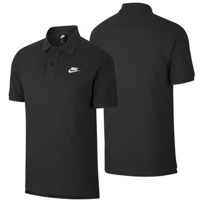 Nike koszulka polo męska polówka czarna bawełna CJ4457-010 L