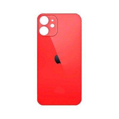 Klapka baterii czerwona (BIG HOLE) do iPhone 12 MINI