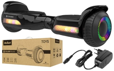 HOVERBOARD DESKA ELEKTRYCZNA 6,5'' 100KG MOCNA LED CZARNA