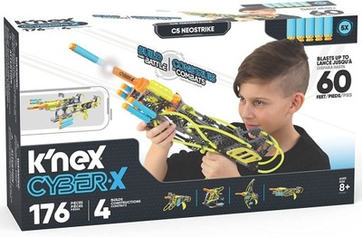 KNEX Klocki CYBER-X C5 NEOSTRIKE Karabin 176 el.