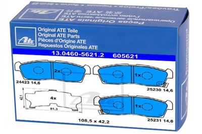 Ate 13.0460-5621.2 набор тормозных колодок тормозных, тормоза дисковые фото №1