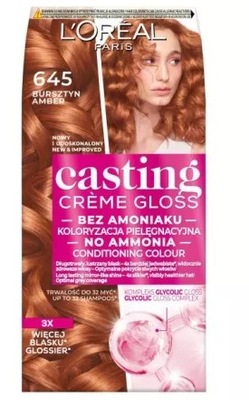 LOREAL CASTING CREME GLOSS 645 BURSZTYN AMBER