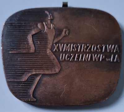 MEDAL XV MISTRZOSTWA UCZELNI WP W L.A. WARSZAWA'80