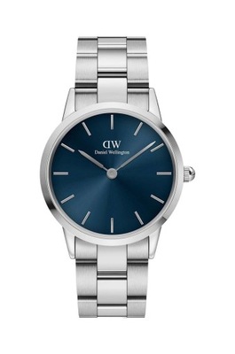 Daniel Wellington zegarek Iconic Link Arctic 36 kolor srebrny DW00100458