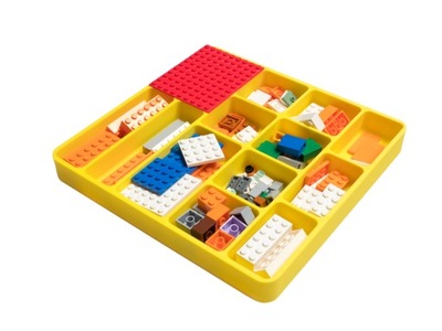 Organizer na klocki LEGO pojemnik do sortowania klocków