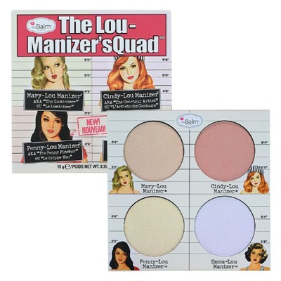 the Balm The Lou Manizer Squad paleta rozświetlacz