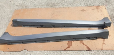 Накладки порогові jaguar xj x351 фото №1