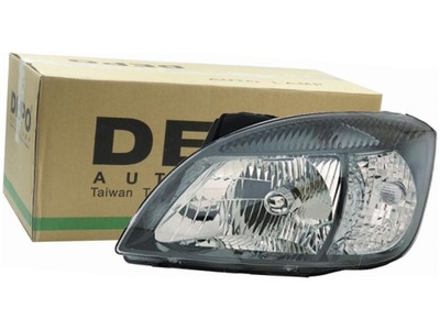 Лампа фара левый kia rio ii 05-11 фото №1