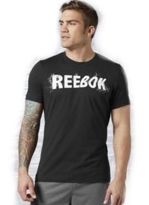 REEBOK MĘSKI T-SHIRT KOSZULKA S14693 CZARNY S