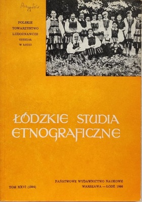 Łódzkie studia etnograficzne tom XXVI