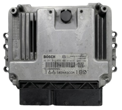 Блок керування двигуна alfa romeo 159 1.9 0281012886 51800445 + програмування фото №1