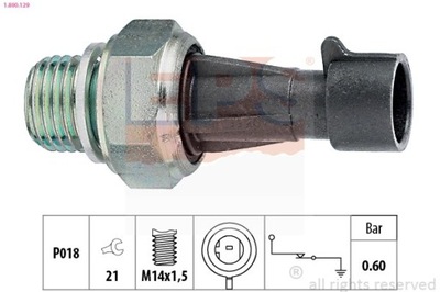 SENSOR DE PRESIÓN ACEITES IVECO EUROPA 1-800-129  