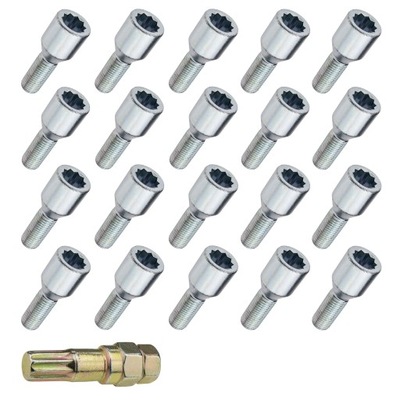 TORNILLOS M12X1,75 LLAVES TORX PARA DISCOS ALUMINIO VOLVO 850 S70 V70 I II 3  