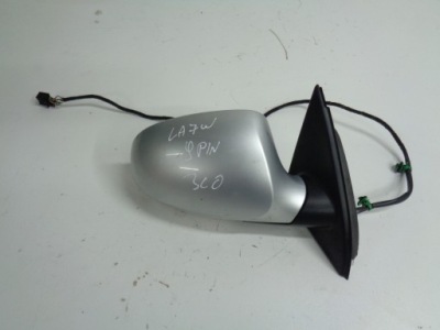 Vw passat b6 дзеркало праве 9 pin la7w 05-10r фото №1