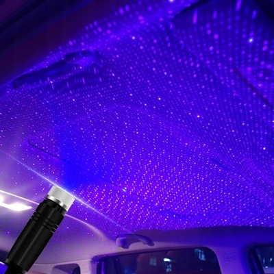 USB Car Roof Star Night Light Projector car 