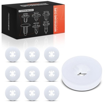 Frankberg 10x клипсы штифты клипсы защита колеса dla mini mini r50 r53 25402 фото №1