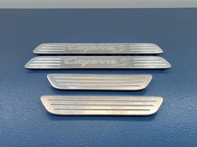 Cayenne s ii 7p5 накладки декоративные порог комплект фото №1