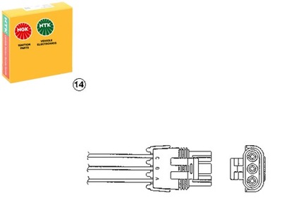 Датчик лямбда-зонд chevrolet corvette renault 11 19 i 19 фото №1