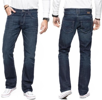 Męskie spodnie jeansowe dopasowane Tom Tailor MARVIN W30 L34