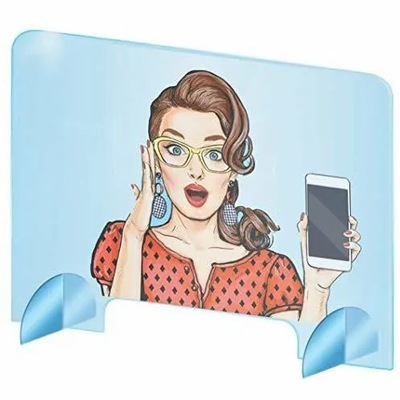 OSŁONA Z PLEXI PLEKSA SZYBA OCHRONNA ANTYWIRUSOWA 60x40CM